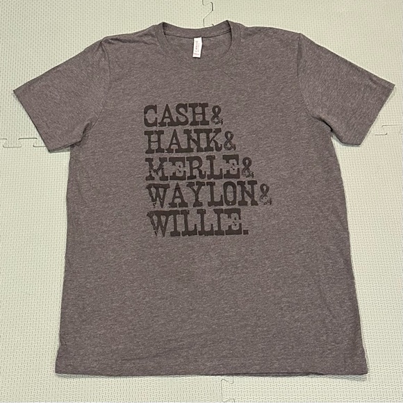 Outlaw Country Music Tee Shirt Size Large - Picture 1 of 5